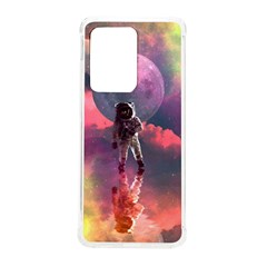 Aesthetic Astronautics Atmosphere Blue Clouds Cosmos Fantasy Galaxy Samsung Galaxy S20 Ultra 6 9 Inch Tpu Uv Case by Cendanart