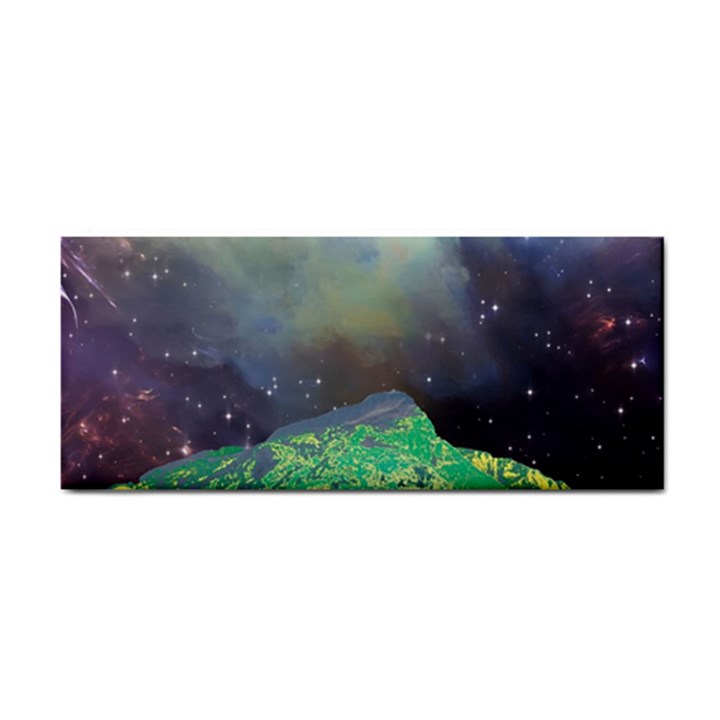 Psychedelic Universe Color Moon Planet Space Hand Towel