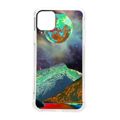 Psychedelic Universe Color Moon Planet Space Iphone 11 Pro Max 6 5 Inch Tpu Uv Print Case by Cendanart