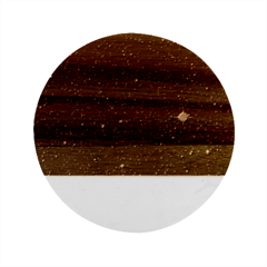 Sky Black Star Night Space Edge Super Dark Universe Marble Wood Coaster (round) by Cendanart