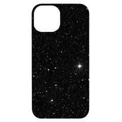 Sky Black Star Night Space Edge Super Dark Universe Iphone 14 Black Uv Print Case by Cendanart