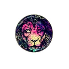 Psychedelic Lion Hat Clip Ball Marker (10 pack)