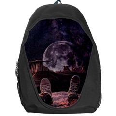 In The Cosmos Moon Sci-fi Space Sky Backpack Bag