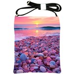 Sea Beach Water Sunset Ocean Shoulder Sling Bag Front