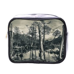 Dry Forest Landscape, Tierra Del Fuego, Argentina Mini Toiletries Bag (one Side) by dflcprintsclothing