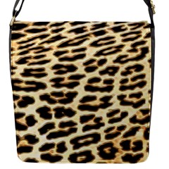 Leopard Print Flap Closure Messenger Bag (s) by TShirt44