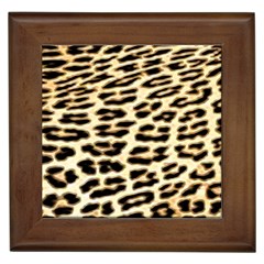 Leopard Print Framed Tile by TShirt44