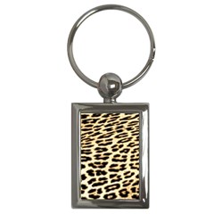 Leopard Print Key Chain (rectangle)