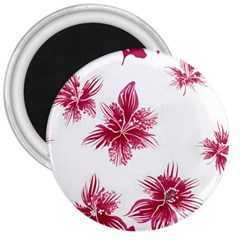 Hawaiian Flowers 3  Magnets