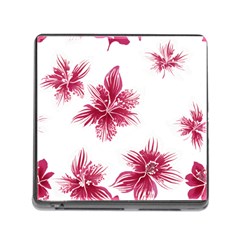 Hawaiian Flowers Memory Card Reader (square 5 Slot)