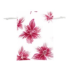 Hawaiian Flowers Lightweight Drawstring Pouch (s)