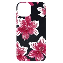 Hawaiian Flowers Iphone 14 Black Uv Print Case by essentialimage