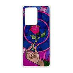 Enchanted Rose Stained Glass Samsung Galaxy S20 Ultra 6 9 Inch Tpu Uv Case by Cendanart