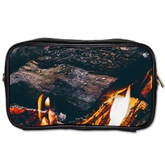 Wood Fire Camping Forest On Toiletries Bag (one Side) by Bedest