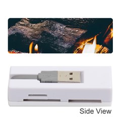 Wood Fire Camping Forest On Memory Card Reader (stick) by Bedest