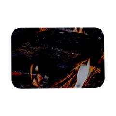 Wood Fire Camping Forest On Open Lid Metal Box (silver)   by Bedest