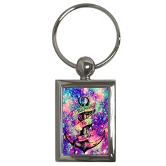 Anchor Purple Space Key Chain (rectangle)