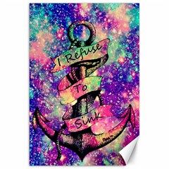 Anchor Purple Space Canvas 20  X 30 