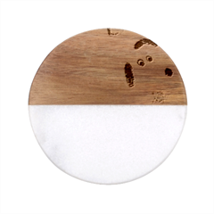 It s A Boy Classic Marble Wood Coaster (round)  by morgunovaart