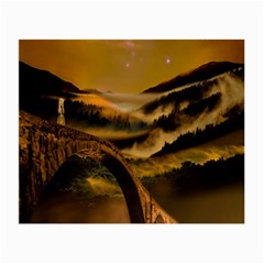 Bridge Of Regret Small Glasses Cloth (2 Sides) by Cendanart