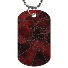 Mosaic Glass Glass Mosaic Colorful Dog Tag (two Sides)