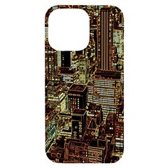 Photo New York City Skyscrapers Iphone 14 Pro Max Black Uv Print Case by Cendanart