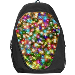 Star Colorful Christmas Abstract Backpack Bag