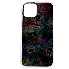 Peacock Feather Paradise Iphone 12 Pro Max Tpu Uv Print Case by Cendanart