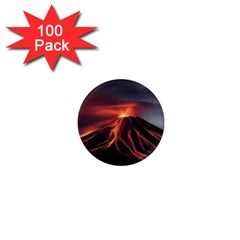 Volcanic Eruption 1  Mini Magnets (100 Pack)  by Proyonanggan