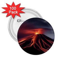 Volcanic Eruption 2 25  Buttons (100 Pack)  by Proyonanggan