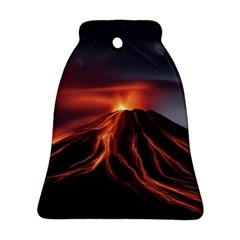 Volcanic Eruption Bell Ornament (two Sides) by Proyonanggan