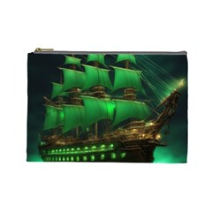 Ship Sailing Cosmetic Bag (large) by Proyonanggan