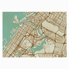 Mapart Dubai Map Large Glasses Cloth (2 Sides) by Proyonanggan