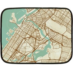 Mapart Dubai Map Fleece Blanket (mini) by Proyonanggan