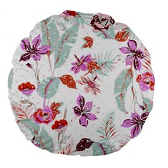 Flawer Large 18  Premium Round Cushions by saad11