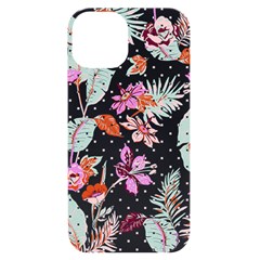 Flawer Iphone 14 Black Uv Print Case by saad11