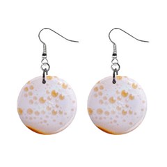 Beer Foam Texture Macro Liquid Bubble Mini Button Earrings