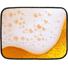 Beer Foam Texture Macro Liquid Bubble Fleece Blanket (mini)