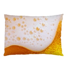 Beer Foam Texture Macro Liquid Bubble Pillow Case (two Sides)