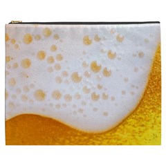 Beer Foam Texture Macro Liquid Bubble Cosmetic Bag (xxxl)