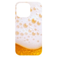 Beer Foam Texture Macro Liquid Bubble Iphone 14 Pro Max Black Uv Print Case by Cemarart