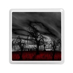 Grave Yard Dark Fantasy Trees Memory Card Reader (square)