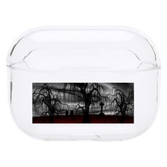 Grave Yard Dark Fantasy Trees Hard Pc Airpods Pro Case by Cemarart