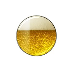 Light Beer Texture Foam Drink In A Glass Hat Clip Ball Marker (10 Pack) by Cemarart