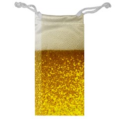 Light Beer Texture Foam Drink In A Glass Jewelry Bag