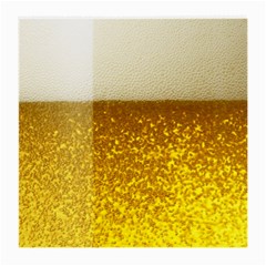 Light Beer Texture Foam Drink In A Glass Medium Glasses Cloth (2 Sides)