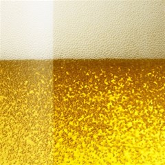 Light Beer Texture Foam Drink In A Glass Play Mat (rectangle) by Cemarart