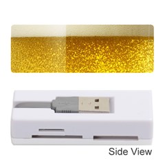 Light Beer Texture Foam Drink In A Glass Memory Card Reader (stick)