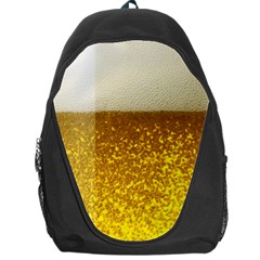 Light Beer Texture Foam Drink In A Glass Backpack Bag