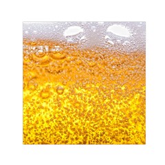 Liquid Bubble Drink Beer With Foam Texture Square Satin Scarf (30  X 30 )